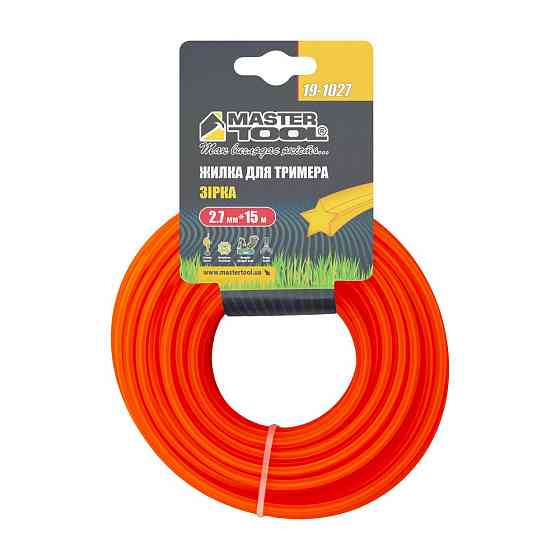 Леска для триммера MASTERTOOL ЗВЕЗДА 2,70 мм 15 м 19-1027 Харків