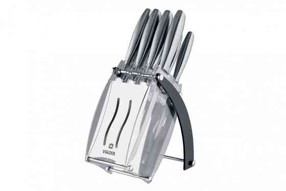 Набір ножів на підставці Vinzer Razor VZ-50112 9 предметів Киев