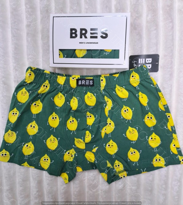 Мужские боксеры с принтом лимонов "Bres" (арт. МSHK 304/03/134) Кривий Ріг - зображення 1