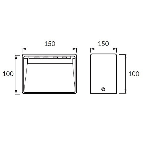 Настінний світильник, Strühm, 5W, 4000K, накладний, прямокутний, білий, STR-03102 Киев - изображение 2