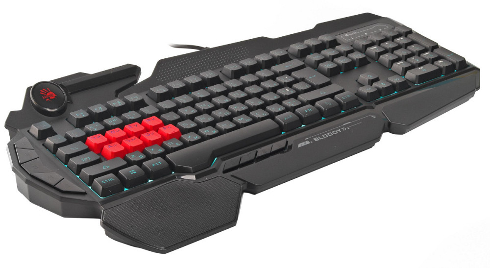 Клавиатура компьютерная проводная Bloody B318 LK Black черная Київ - зображення 2
