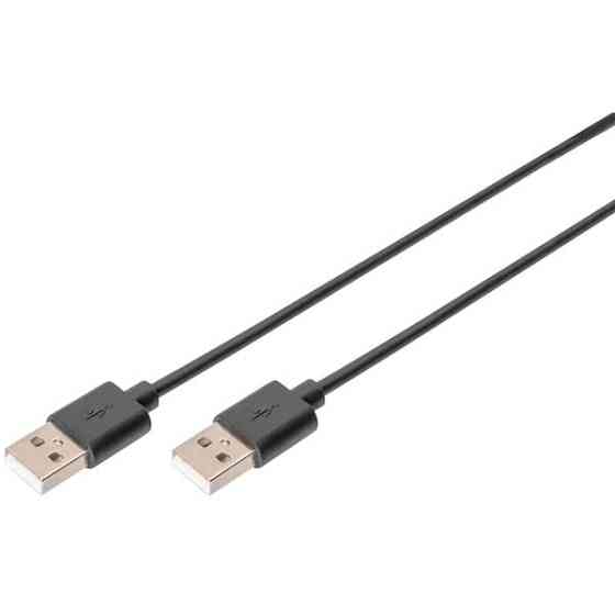 Кабель Digitus USB to USB (M/M) 3m Black (AK-300100-030-S) Харків
