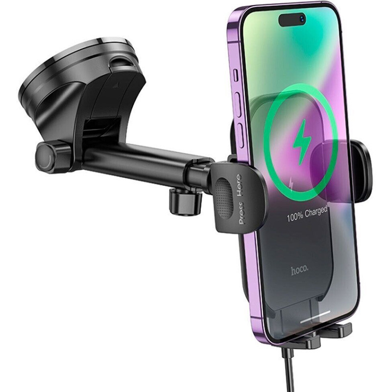 Автодержатель с БЗУ Hoco HW5 Херсон - зображення 1