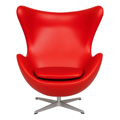 Дизайнерське крісло Егг тканина та екошкіра коричневий, білий, червоний, жовтий Дніпро