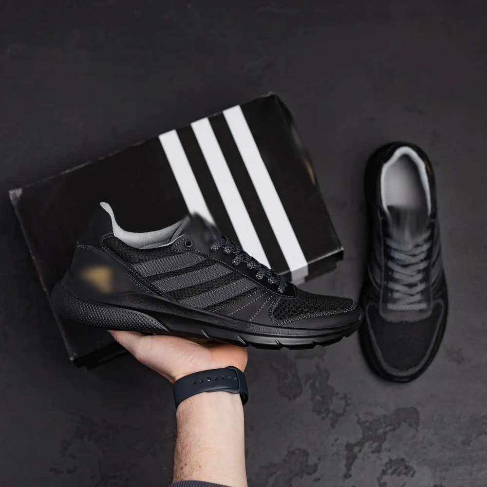 Мужские летние кроссовки сетка Tech Flex Black Київ - зображення 5