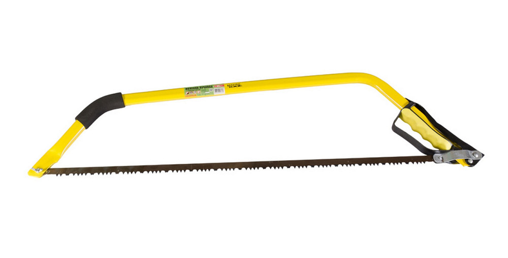 Ножовка лучковая MASTERTOOL 760 мм 4TPI с эргономичной ручкой 14-6914 Харків - зображення 1
