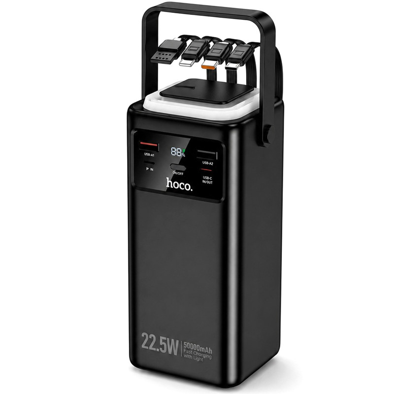 Уценка Портативное ЗУ Power Bank Hoco EJ65A High 22.5W+PD20W with cable 50000 mAh Херсон - изображение 2
