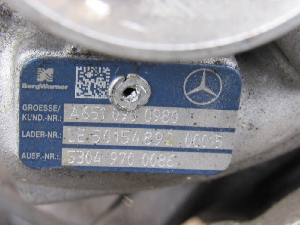 Турбина Mercedes Sprinter 2.2 Bi turbo 2011-2019 (A6510902180) Ковель - зображення 3