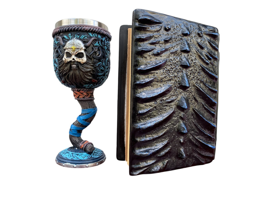 Подарочный набор Бокал 3 Молот Тора Викинг и Блокнот 3 «Книга теней и Глубин» Київ - зображення 2