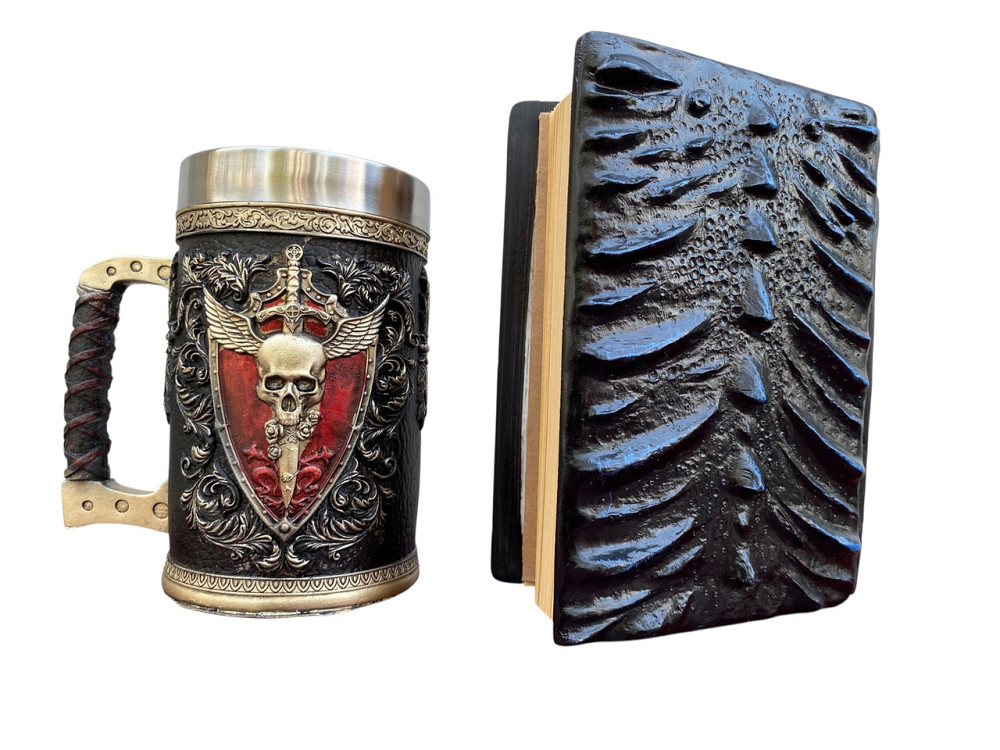 Подарочный набор Кружка 3 Крылатая Череп и Блокнот 3 «Книга Теней и Глубин» Київ - зображення 2