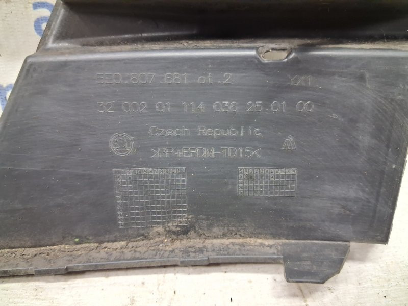 Решетка переднего бампера левая Skoda Octavia 2013-2020 5E0807681 (Арт. 80694) Киев - изображение 4