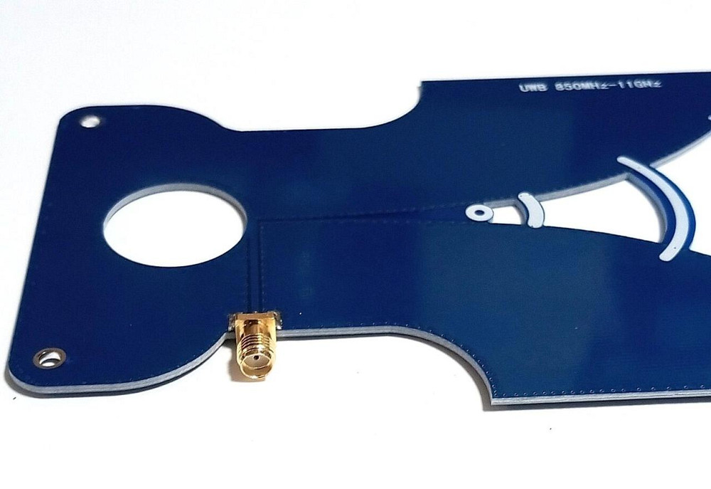Антенна UWB 850MHz - 11GHz 6-11dBi, до 50W, компланарная линейная, SMA-female (10927) Дніпро - зображення 8