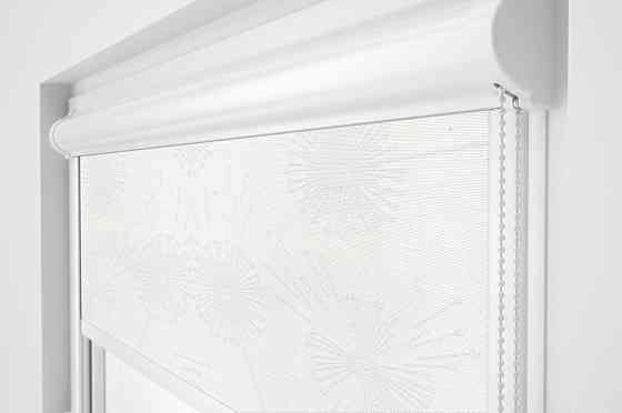 Рулонна штора Rolets Квіти 2-54286-1700 170x170 см закритого типу Біла Київ