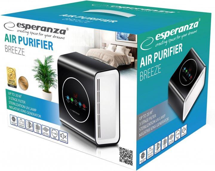 Очиститель воздуха Esperanza Breeze EHP-001 10 Вт Київ - зображення 4