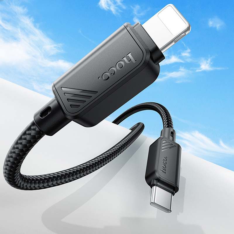 Дата кабель Hoco X113 Beneficio Type-C to Lightning (1m) Херсон - зображення 3