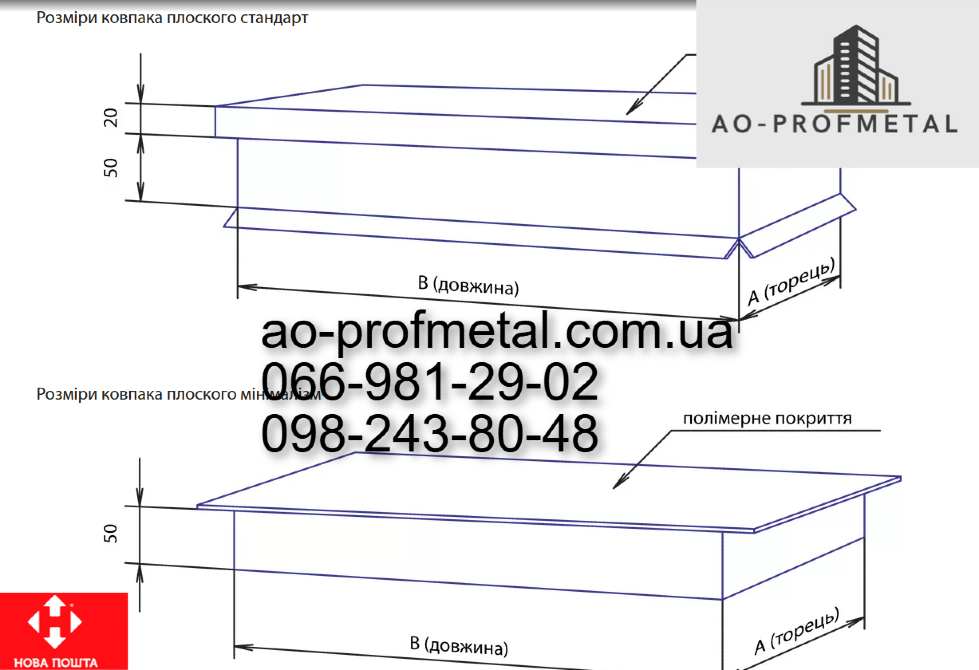 Ковпаки металеві, Ковпаки на паркан. Киев - изображение 4