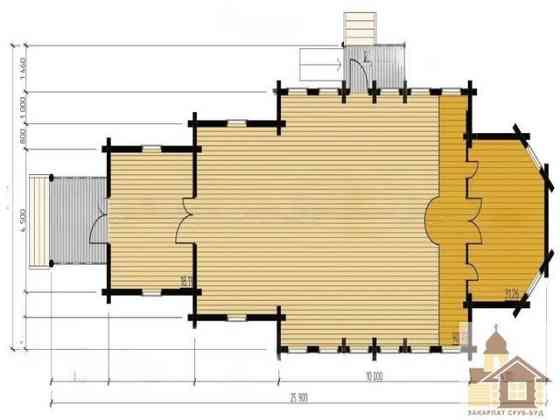Церква зрубна під ключ – традиційний дерев’яний храм Одеса