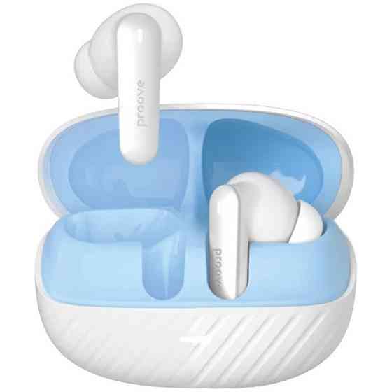 Bluetooth-гарнітура Proove Blitz II TWS with Hybrid ANC (APP) White Blue (TWBL2001AP21) Харків