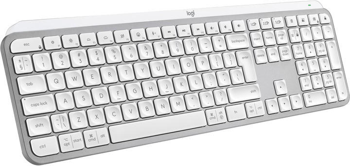 Клавиатура компьютерная безпроводная Logitech MX Keys S Pale Grey UA L920-011588 серая Київ - зображення 1