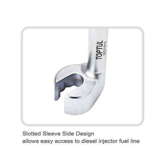 Набор спецключей для топливных трубок дизельных форсунок 1/2" 12-19мм 6ед. TOPTUL JGAI0605 Харків