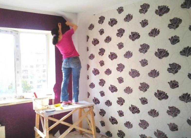 Поклейка обоев Покраска Малярные работы Київ - зображення 1