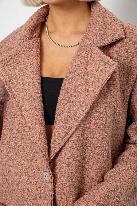 Пальто жіноче без підкладки, пудровий | Нове | XL-6XL Одесса - изображение 6