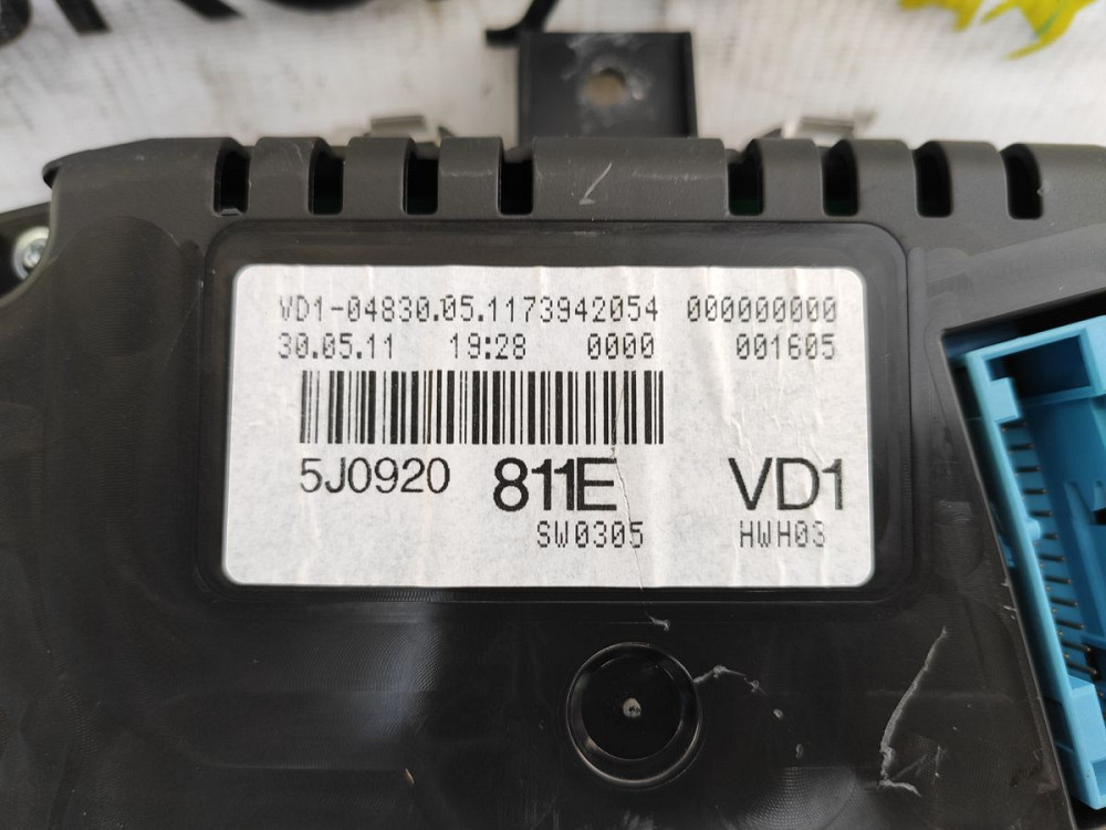 Панель приборов (спидометр) Skoda Fabia II 1.2 бензин 2007-2014 (A2C53425973) Ковель - зображення 2