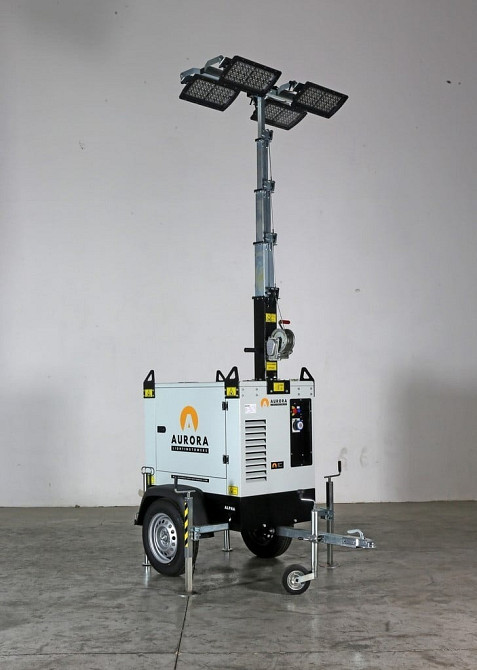 Осветительная вышка мачта с дизельным генератором серия ALPHA Киев - изображение 4