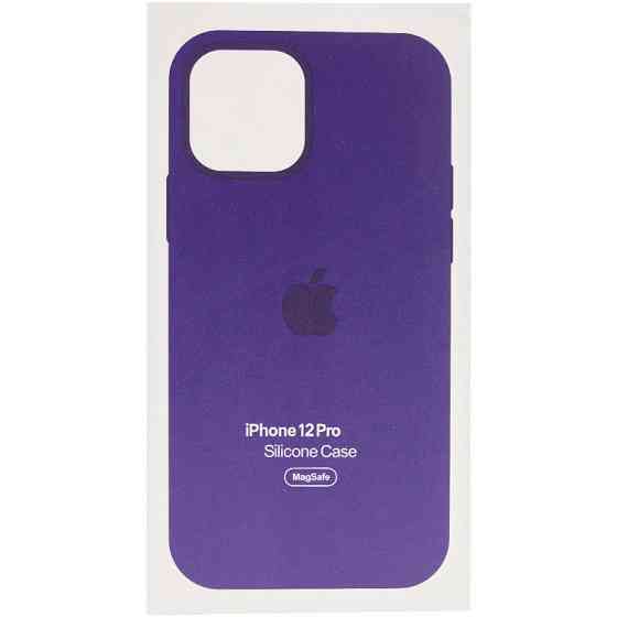 Чехол Silicone case (AAA) with Magsafe and Animation для Apple iPhone 12 Pro / 12 (6.1") Херсон