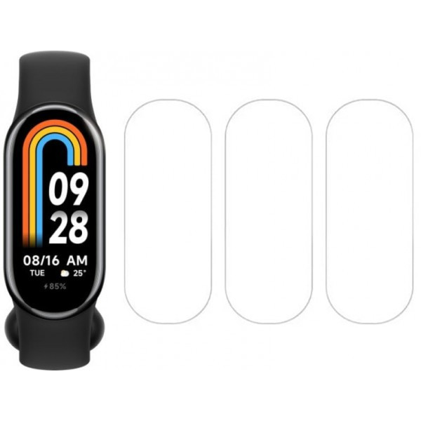 Набір захисних гідрогелевих глянцевих плівок DM для Xiaomi Mi Band 8/9 (3 шт) Харьков - изображение 2