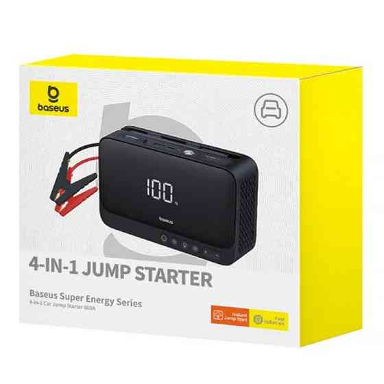 Пусковое устройство (бустер) для автомобиля Baseus Super Energy 6000 mAh (C00245902111) Херсон