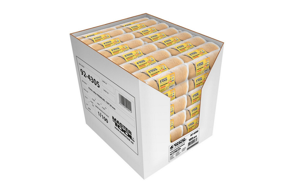Валик малярный MASTERTOOL Premium 30/150/11 мм Ø 6 мм 92-4305_Р Харків - зображення 4