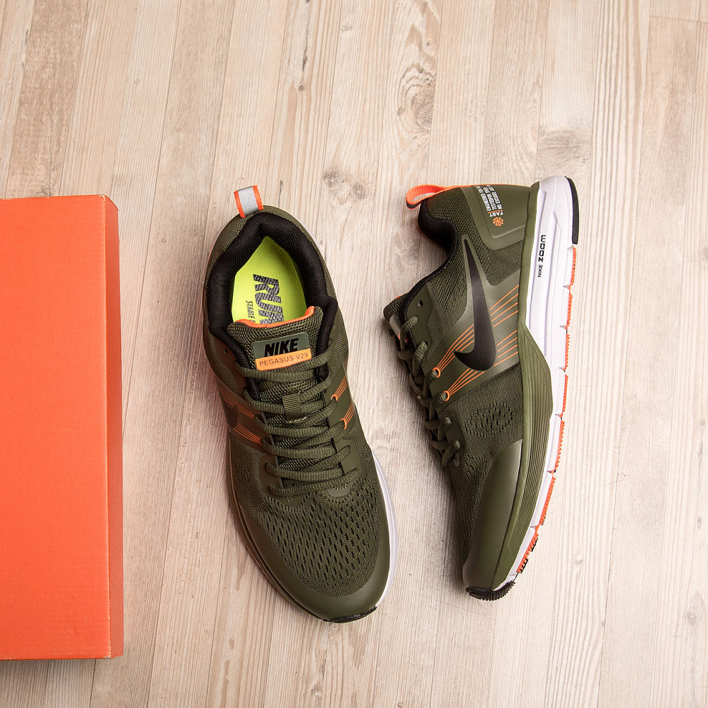 Мужские кроссовки сетка  ZOOM Green Киев - изображение 7