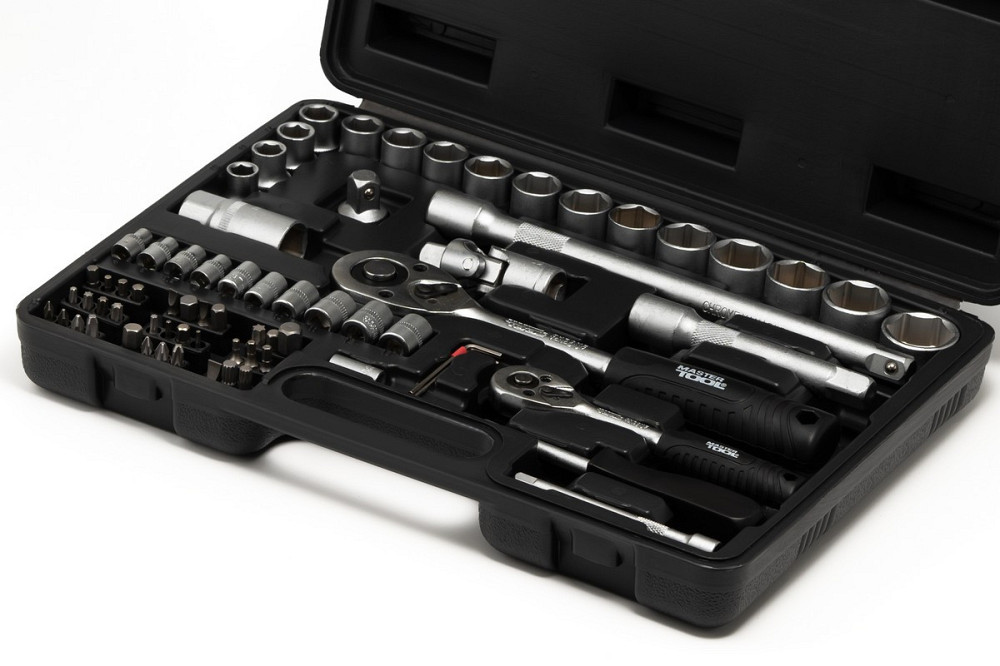 Набор инструментов MASTERTOOL ¼"&½" 72 шт 4-13 мм 10-27 мм кейс 78-7072 Харьков - изображение 3