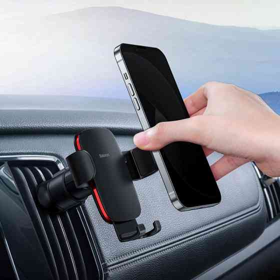 Автодержатель Baseus Metal Age 2 Gravity Car Mount (Air Outlet Version) (SUJS00001) Херсон