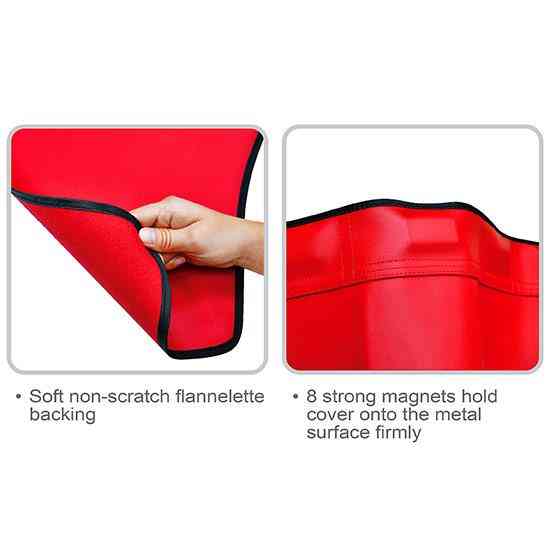 Накидка виниловая защитная на крыло 1050x400мм с магнитами  TOPTUL JJAQ1102 Харьков