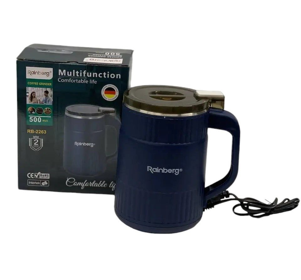 Потужна електрична кавомолка Rainberg 500 Вт Одесса - изображение 3