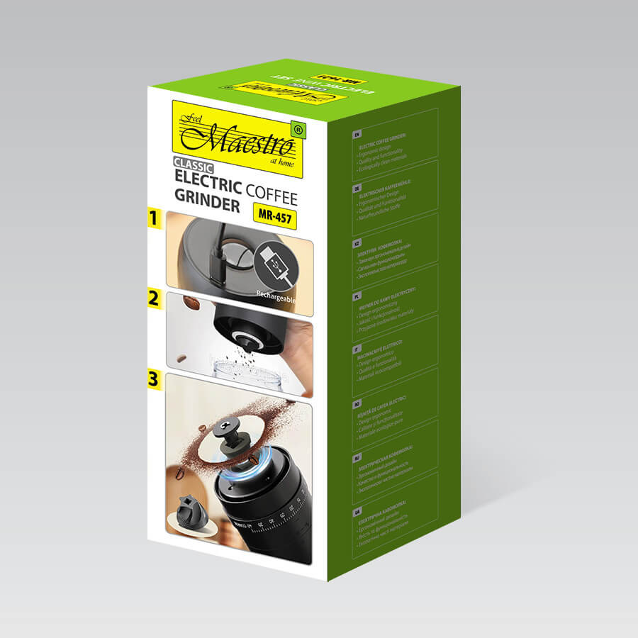 Кофемолка Maestro MR-457 30 г черная Київ - зображення 4