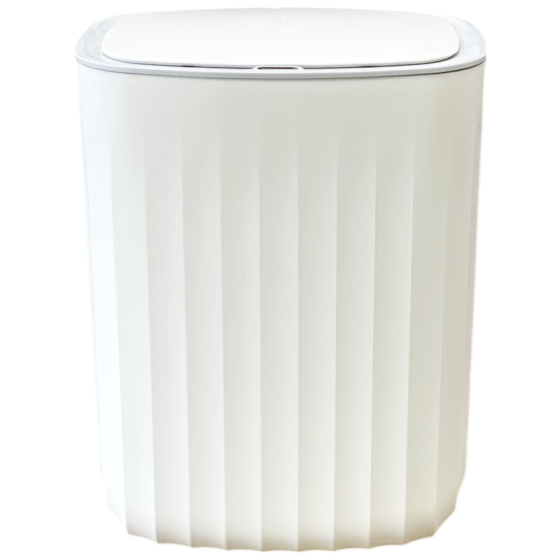 Сенсорное ведро для мусора JAH 12 л прямоугольное Nordic белый-серый Київ