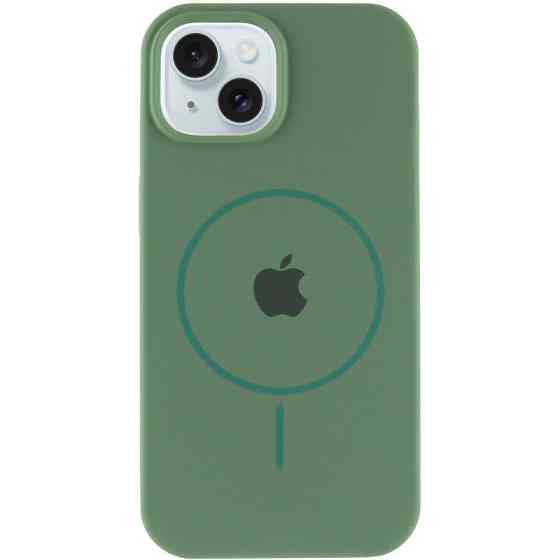 Чехол Silicone Case Full Protective (AA) with MagSafe для Apple iPhone 15 (6.1") Херсон