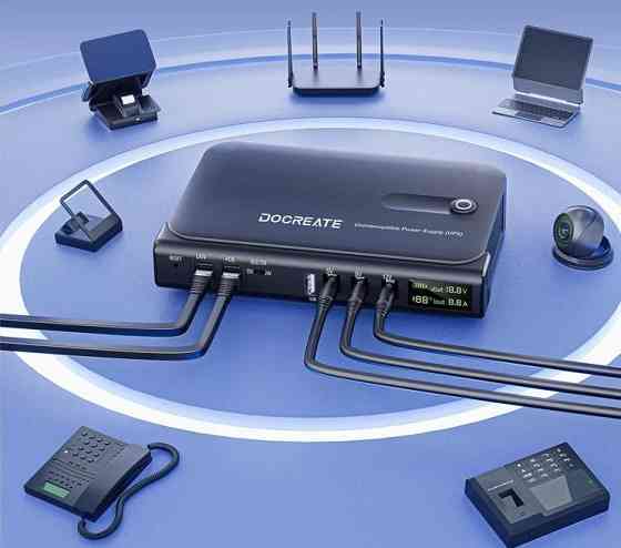 DC-UPS 36Вт DC1036L Джерело безперебійного живлення 5В 9В 12В 24В для роутера, ONU, комутатора та ін Київ