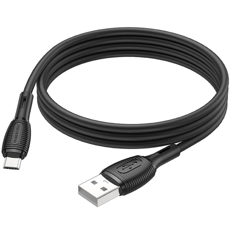 Дата кабель Borofone BX86 Advantage USB to MicroUSB 2.4A (1m) Херсон - зображення 5