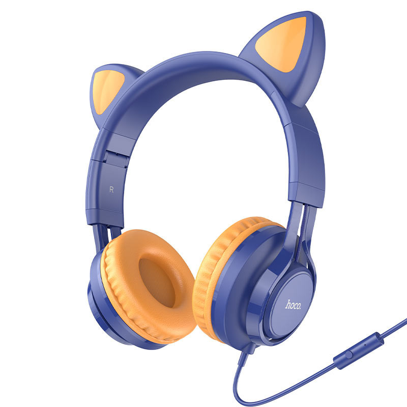 Накладные наушники Hoco W36 Cat ear (3.5mm/1.2m) Херсон - изображение 2