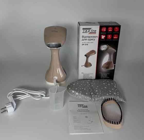 Отпариватель вертикальный ручной для одежды Zepline ZP-210-Beige 2000 Вт бежевый Київ