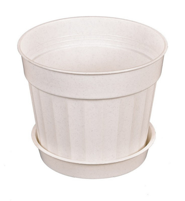 Горшок цветочный ГОСПОДАР "АТТИКА" Ø14 см белый 92-8012 Харьков - изображение 1