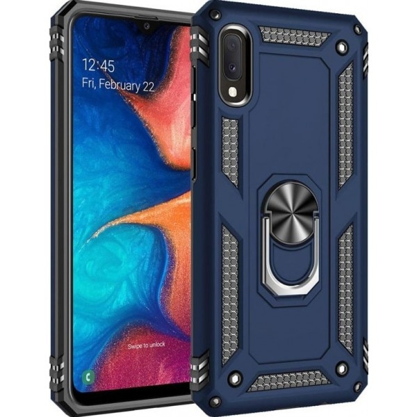 Чохол Getman Serge Ring for Magnet для Samsung A02 A022 Dark Blue (Код товару:18953) Харьков - изображение 2