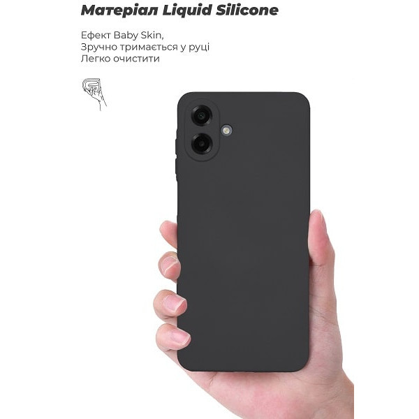 Чохол ArmorStandart ICON Camera Cov для Samsung A07 A075 Black (ARM86539) (Код товару:41746) Харьков - изображение 3