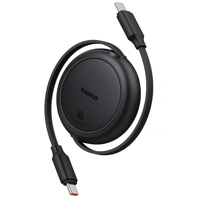 Дата кабель Baseus Free2Pull Mini Retractable Type-C to Type-C 60W (1m) (P10364500) Херсон - зображення 1