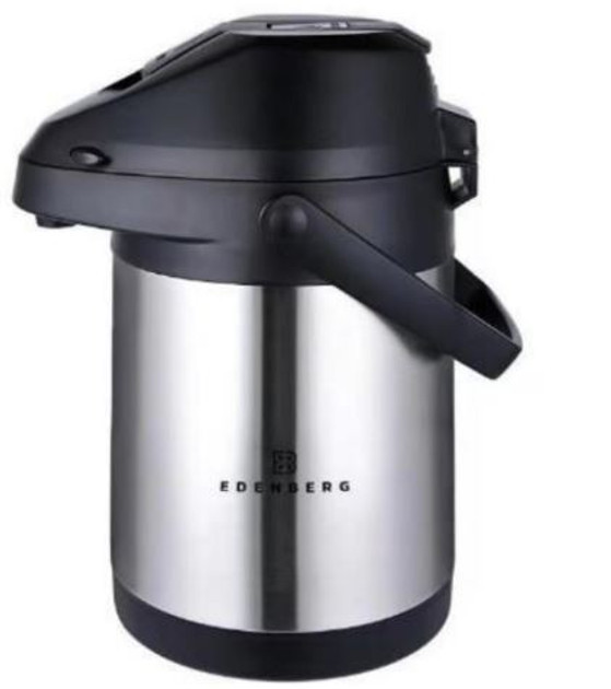 Термос помповый Edenberg EB-3512 3 л серебристый Киев - изображение 1