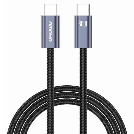 Дата кабель Amaya CC62 Type-C to Type-C 60W (2m) Херсон